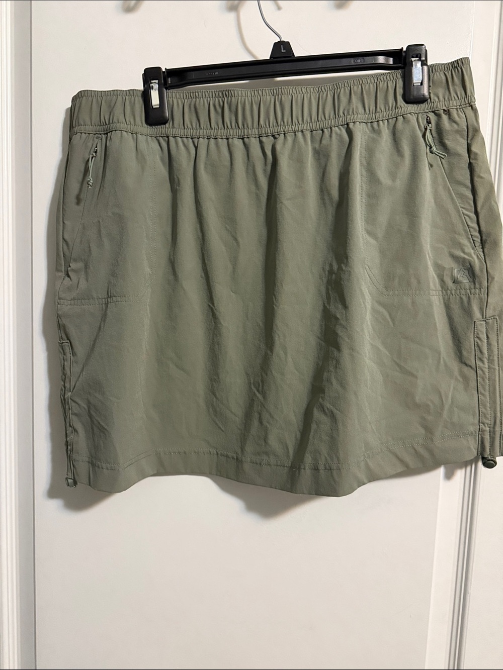 Avalanche Olive Green Active Skort with Elastic Waist